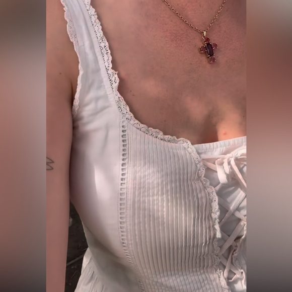 The Adele Dress | Pearl Embroider | S | Christy Dawn - Picture 12 of 14